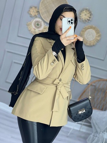 1001_کت مزونی ژاکلین