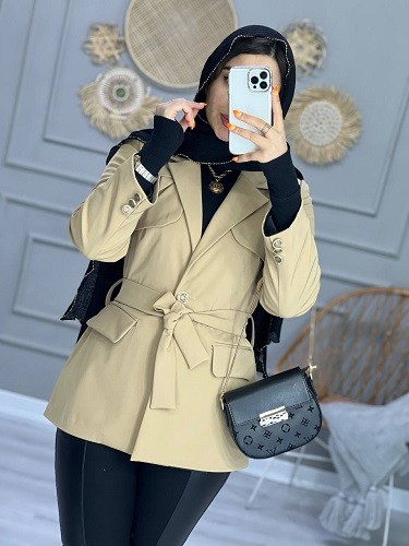 1001_کت مزونی ژاکلین