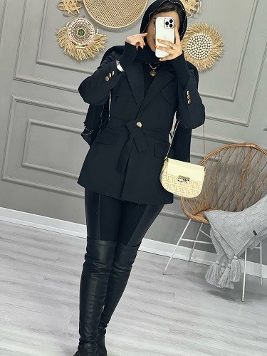 1001_کت مزونی ژاکلین