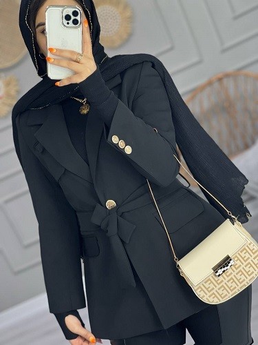 1001_کت مزونی ژاکلین