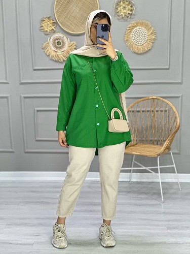 0707-مانتو شومیزی ماکان