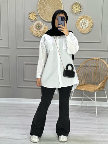 0707-مانتو شومیزی ماکان