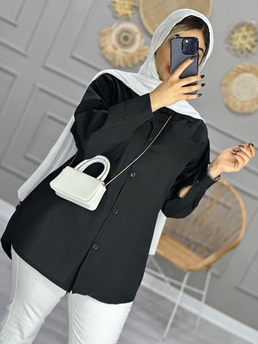 0707-مانتو شومیزی ماکان