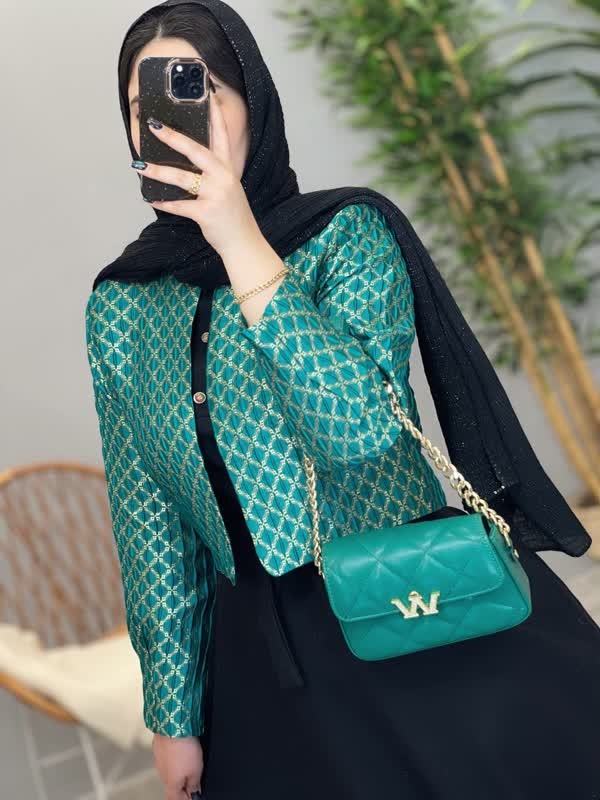 1244- کت و سارافون ژاکارد