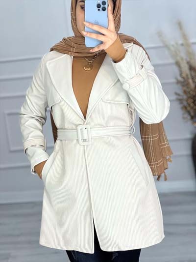 0513-پالتو چرم کلاسیک