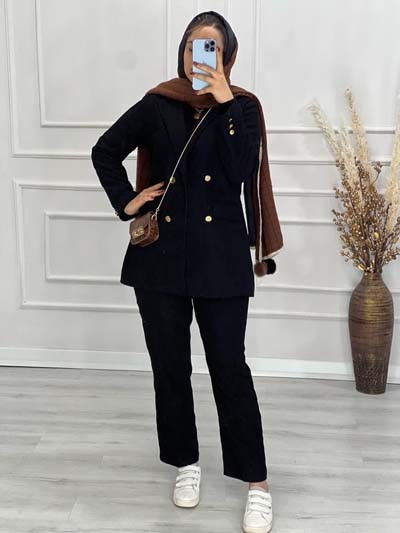 0523- کت شلوار مزونی آذین