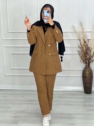 0523- کت شلوار مزونی آذین