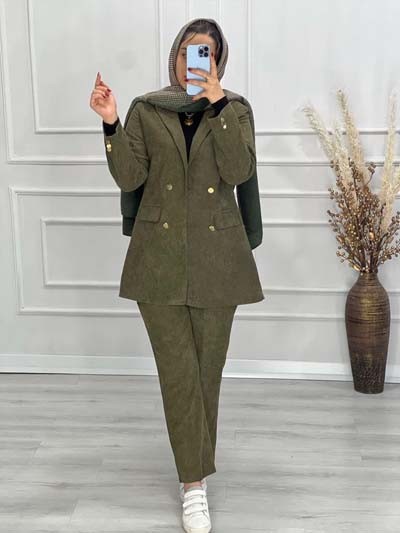 0523- کت شلوار مزونی آذین