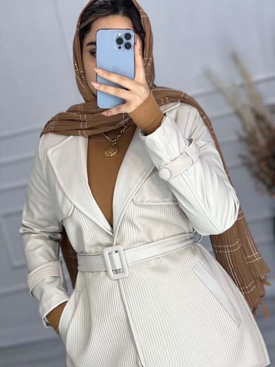 0513-پالتو چرم کلاسیک