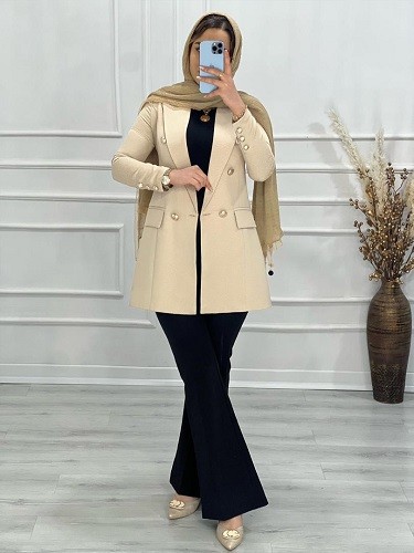 0579- کت مزونی شیکا