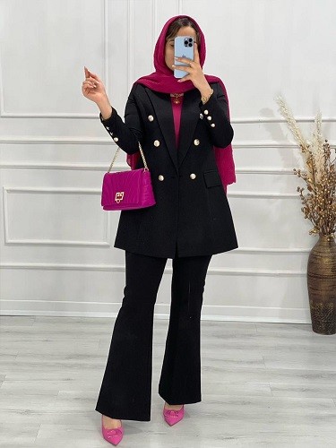 0579- کت مزونی شیکا