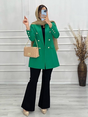 0579- کت مزونی شیکا