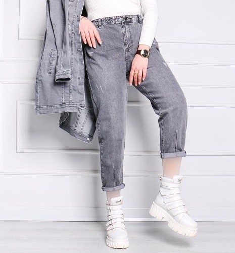 9017-مام استایل مودا طوسی