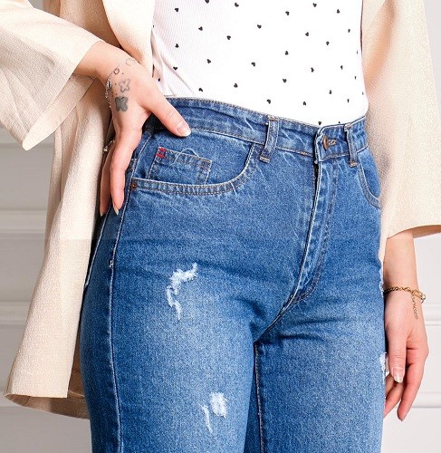 20074 - شلوار نیم بگ رز