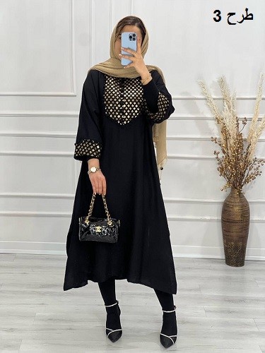 0596-مانتو مزونی مروارید