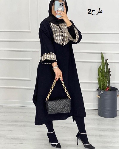 0596-مانتو مزونی مروارید