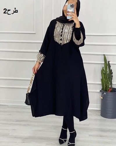 0596-مانتو مزونی مروارید