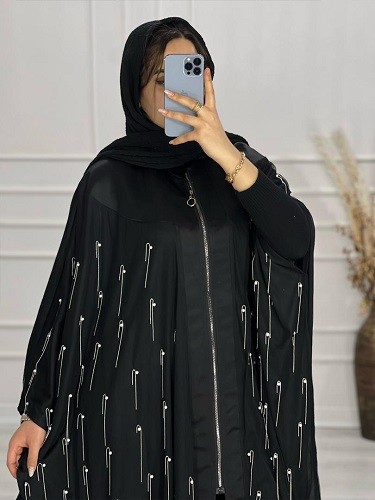 0597-مانتو عبایی زنجیری