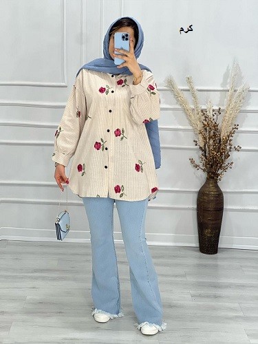 0602_مانتو شومیزی شقایق