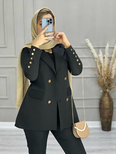 0638_کت و شلوار مزونی شکلات