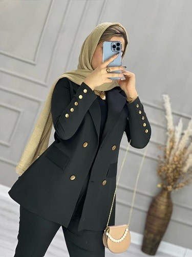 0638_کت و شلوار مزونی شکلات