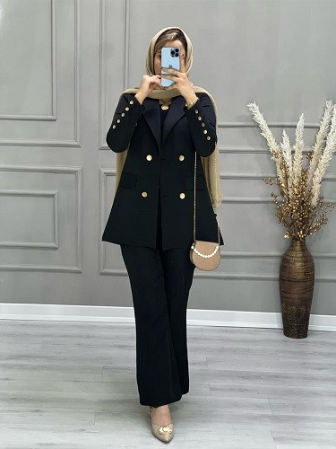 0638_کت و شلوار مزونی شکلات