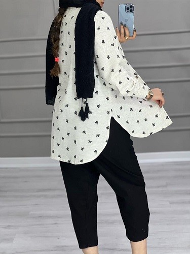 0656-شومیز ترک کاکتوس