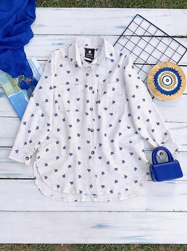 0656-شومیز ترک کاکتوس