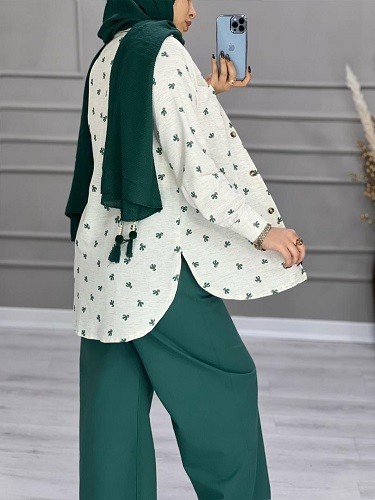 0656-شومیز ترک کاکتوس