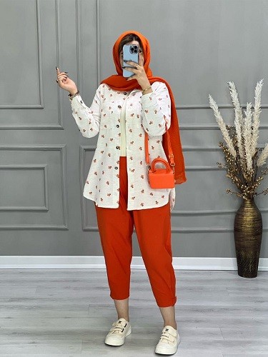 0656-شومیز ترک کاکتوس