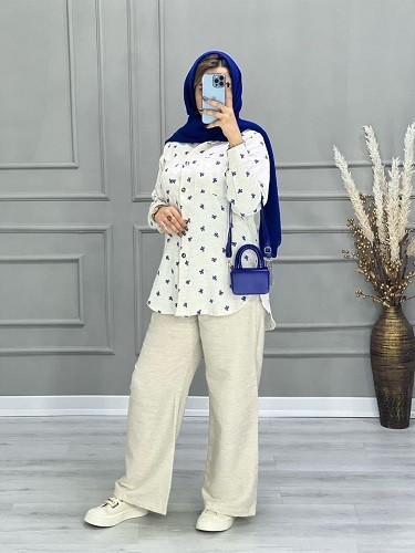 0656-شومیز ترک کاکتوس