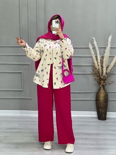 0666_مانتو شومیزی کاج