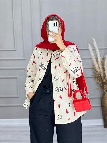 0666_مانتو شومیزی کاج