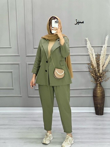 0639_کت و شلوار لینن فریال