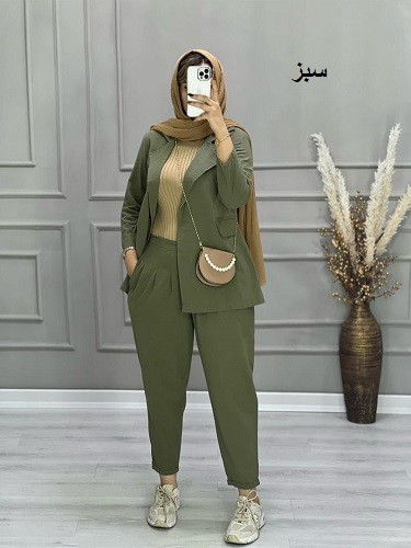 0639_کت و شلوار لینن فریال