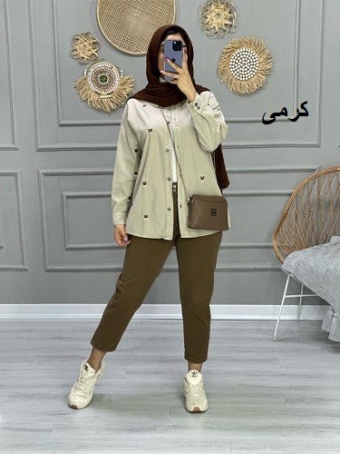 0800_شومیز کتان تدی