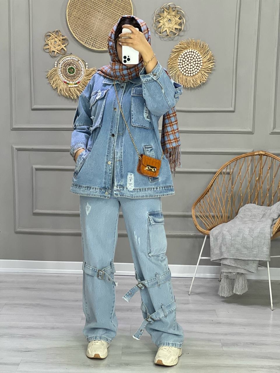 0783_کت جین اسپرت دایان