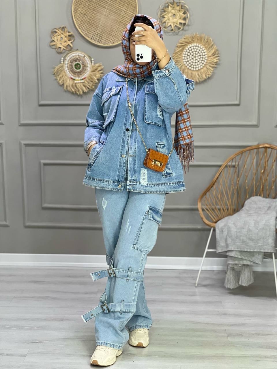 0783_کت جین اسپرت دایان