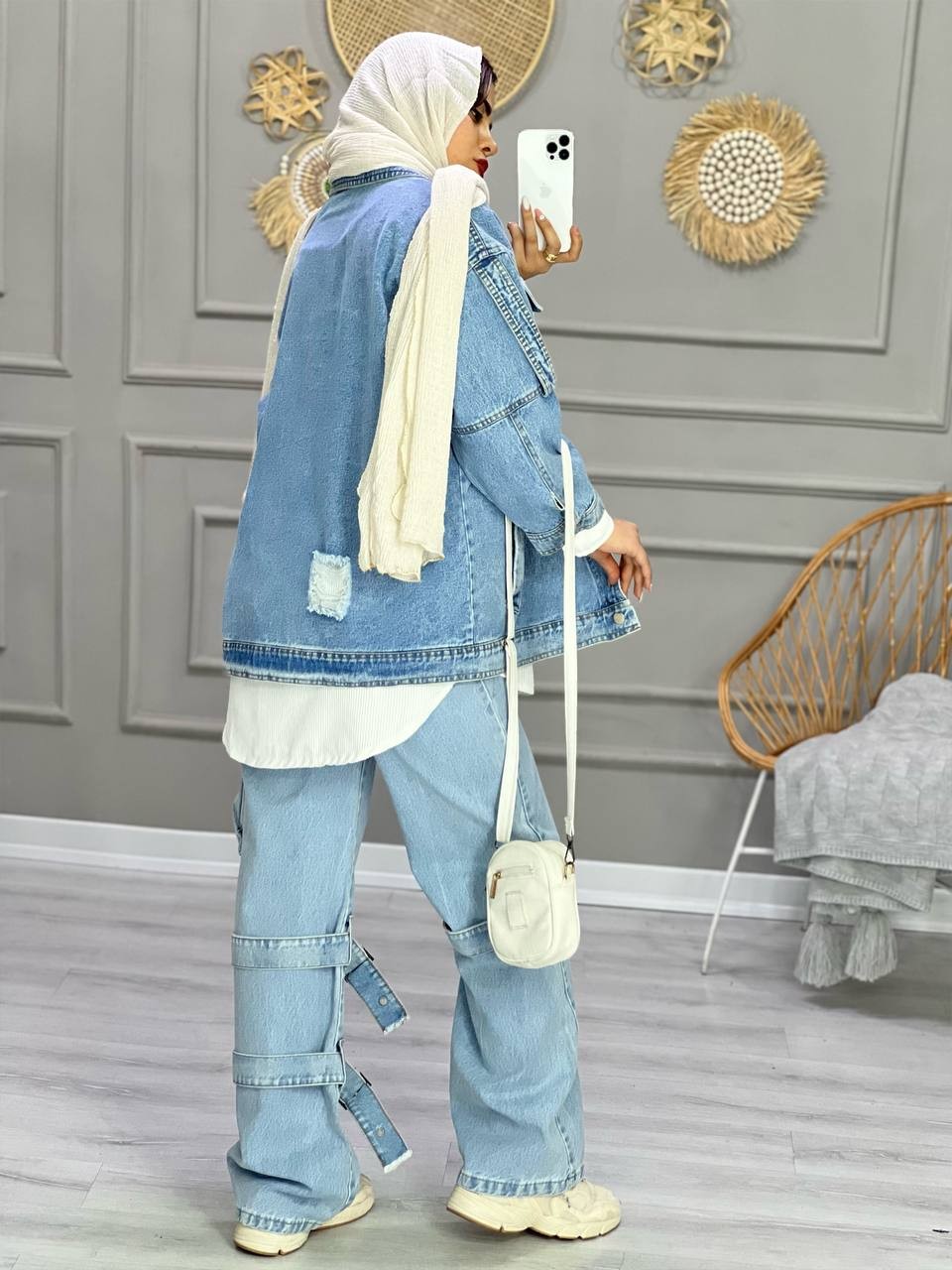 0783_کت جین اسپرت دایان