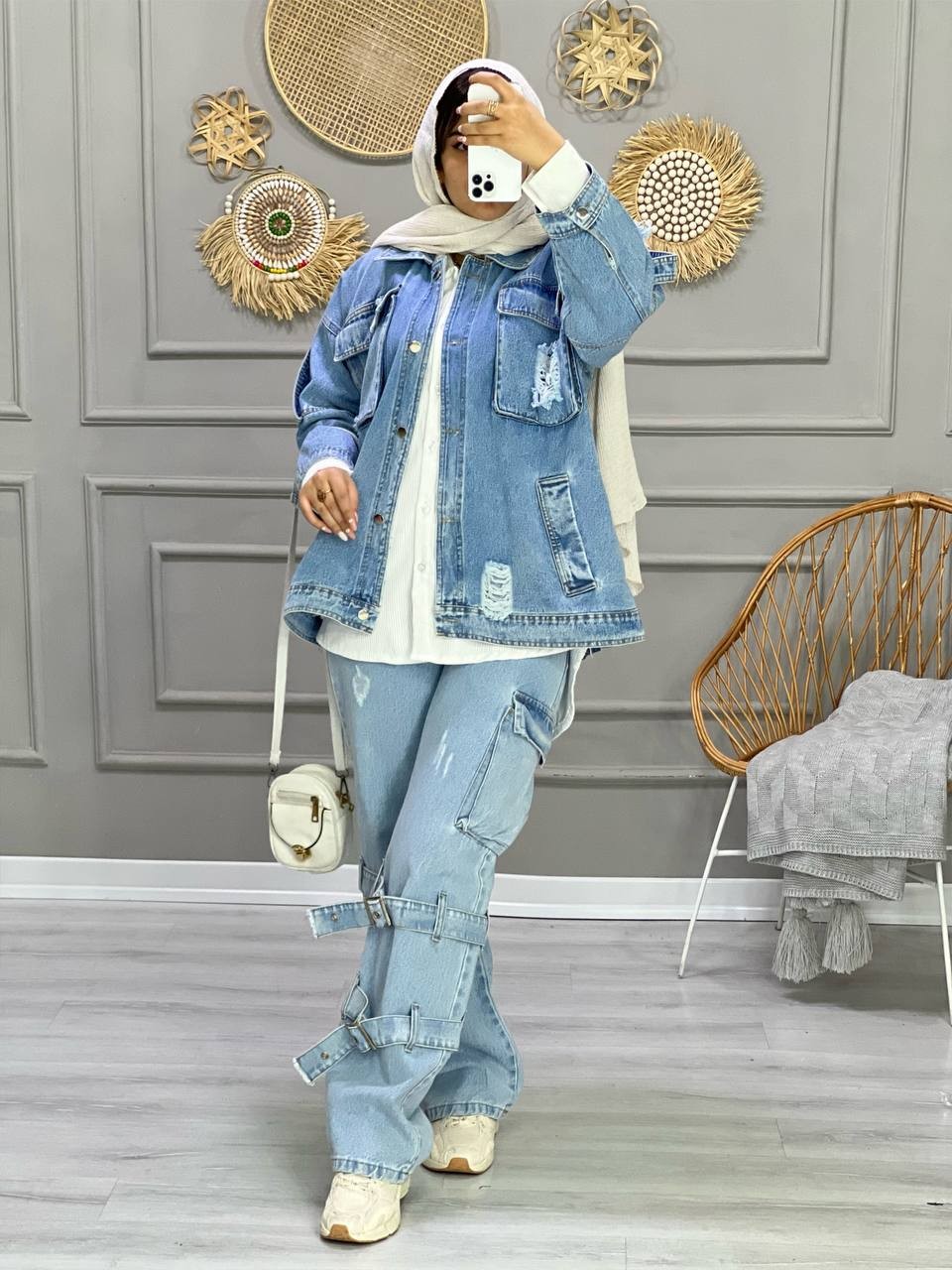 0783_کت جین اسپرت دایان