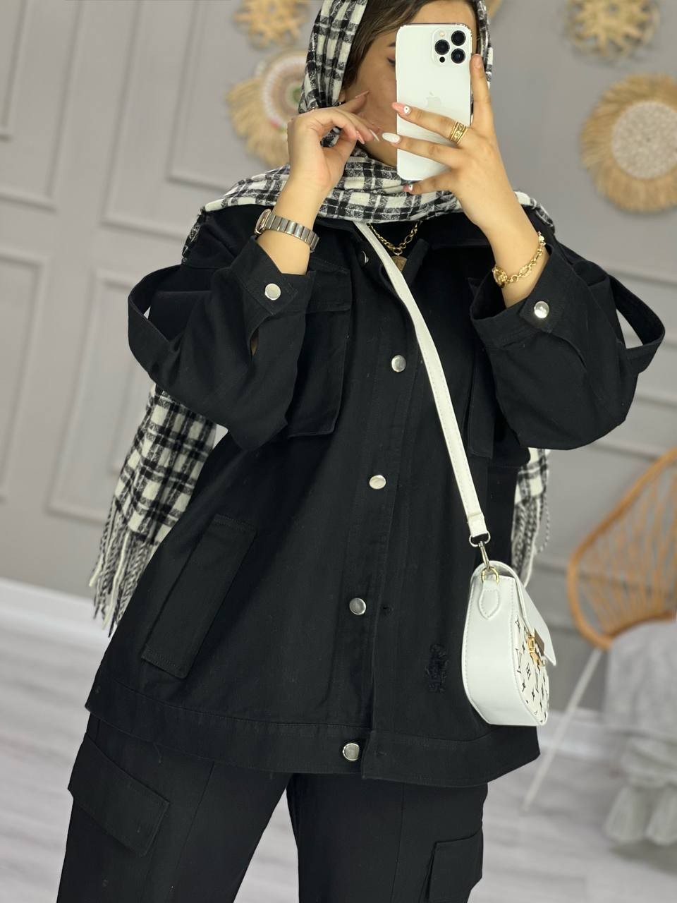 0783_کت جین اسپرت دایان