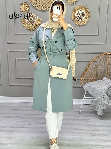 0791_بارونی شنل دار کلاسیک