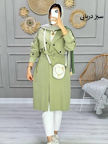 0791_بارونی شنل دار کلاسیک