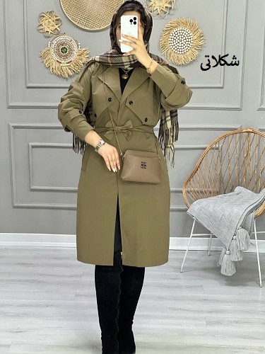 0791_بارونی شنل دار کلاسیک