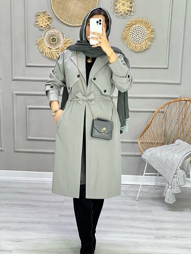 0791_بارونی شنل دار کلاسیک