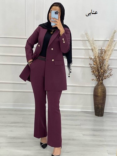 0583_کت شلوار مزونی نفیس