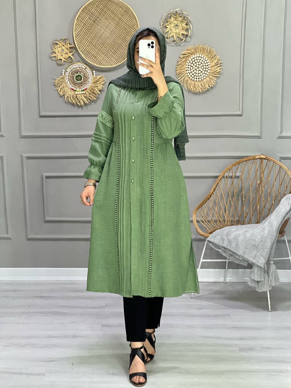 0754-مانتو مزونی ارغوان