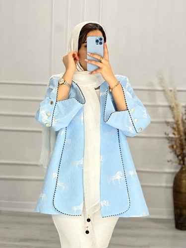 0754-مانتو مزونی ارغوان