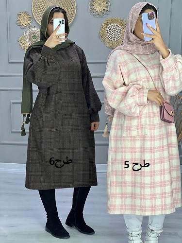 0787_کفتان چهارخونه پشمی