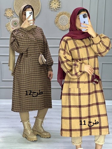 0787_کفتان چهارخونه پشمی